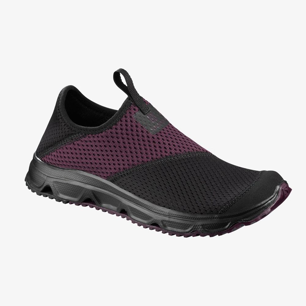 Salomon RX MOC 4.0 - Womens Trail Running Shoes - Black - NZ (84021-XMWK)